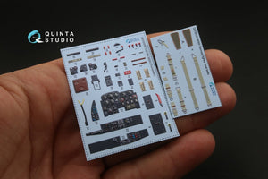 Quinta Studio QD32059 Me-262A 3D-Printed &amp;amp; coloured Interior on decal paper (for Trumpeter kit) 1/32 – Bild 2