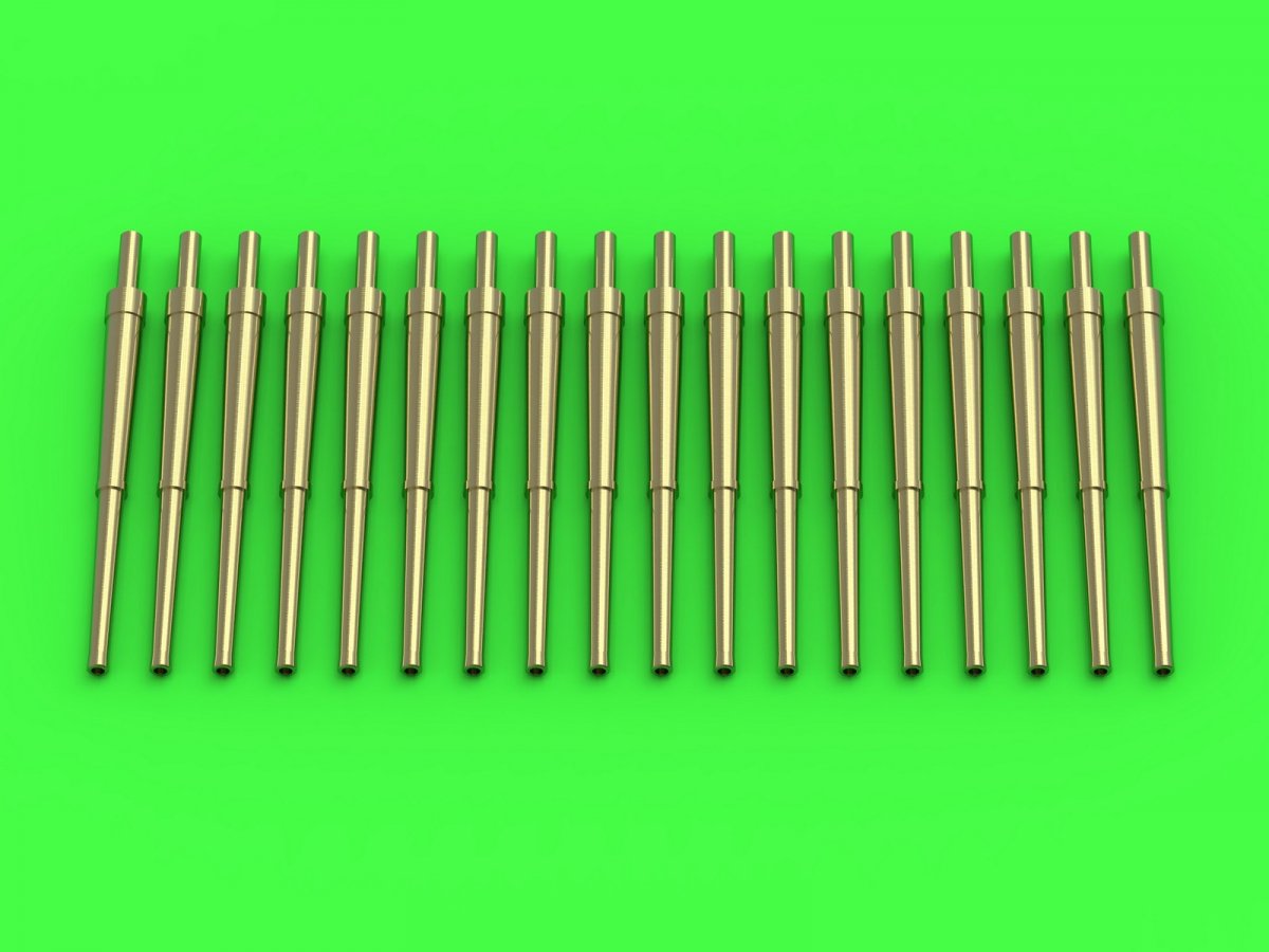 Master SM-700-056 British 4,5in/45 (11.4cm) QF Marks I,III and IV (18pcs) used on Ark Royal 1/700