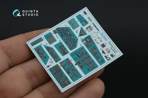 Quinta Studio QDS-48570 Mi-24A 3D-Printed &amp;amp; coloured Interior on decal paper (Trumpeter) (small version) 1/48 – Bild 3