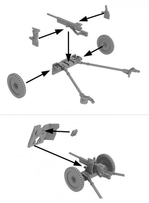 Premier à combattre PL022 - PAK 36 (1/72)  – image 2