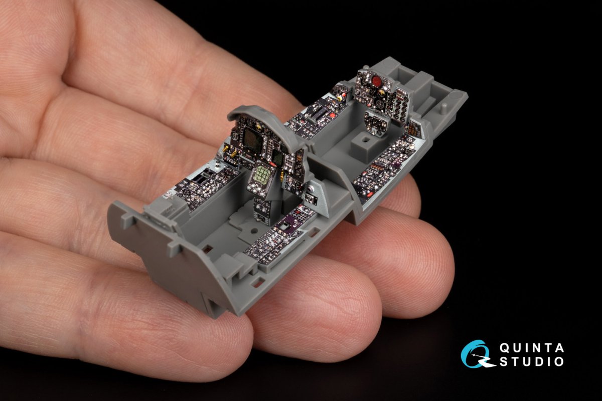 Quinta Studio QD48341 F-4G early 3D-Printed &amp;amp; coloured Interior on decal paper (Meng) 1/48 – immagine 12