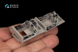 Intérieur coloré imprimé en 3D sur papier décalcomanie Quinta Studio QD48059 Mitsubishi F-2B (Hasegawa) 1/48 – image 8