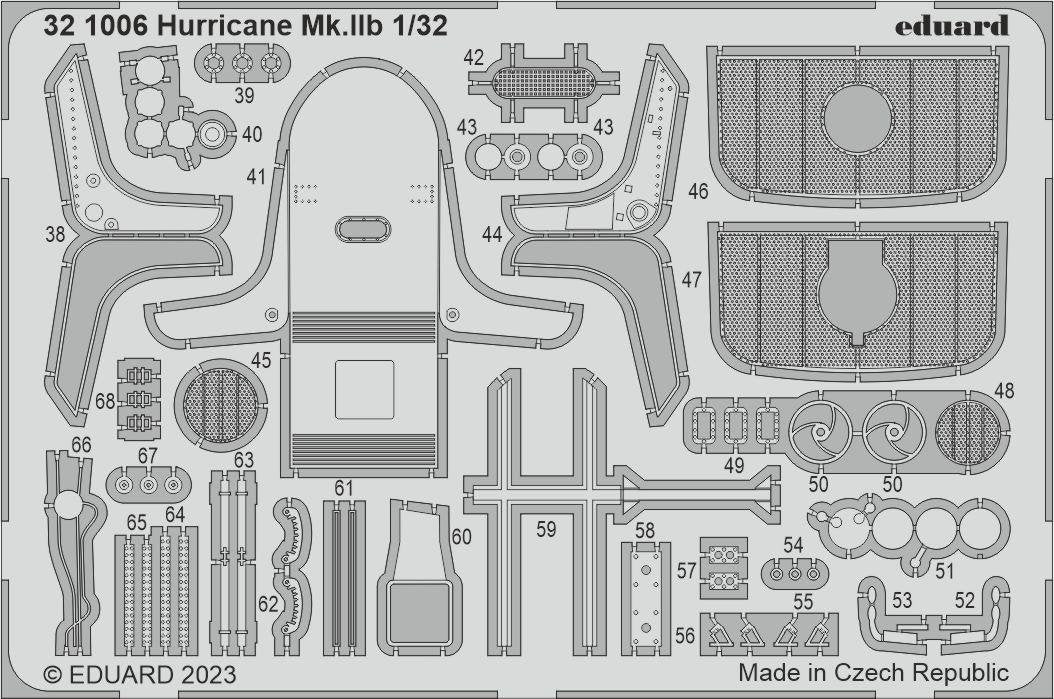 Eduard 321006 Hurricane Mk. IIb REVELL 1/32 – zdjęcie 2