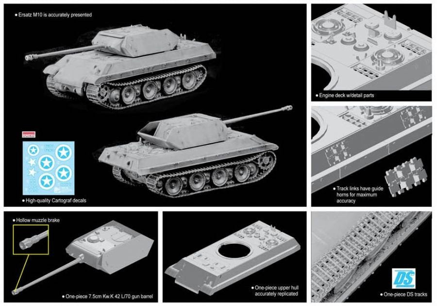 Dragon 7491 Ersatz M10 1/72 – zdjęcie 3