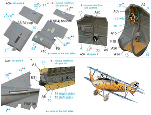 Quinta Studio QD32085 Albatros D.V 3D-Printed &amp;amp; coloured Interior on decal paper (Wingnut Wings) 1/32 – Bild 3