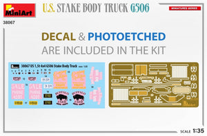MiniArt 38067 U.S. STAKE BODY TRUCK G506 1/35 – zdjęcie 10