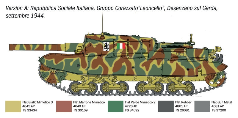 Italeri 6751 Semovente M43 da 105/25 Bassotto 1/35 – image 4