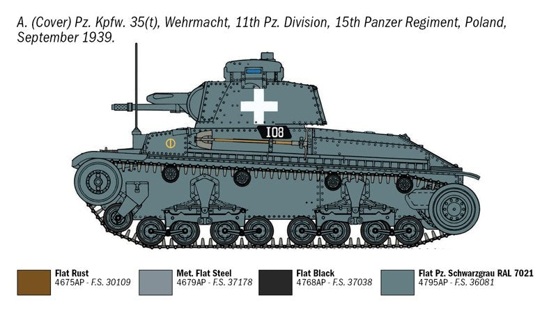 Italeri 7084 Pz. Kpfw. 35(t) 1/72 – Bild 6