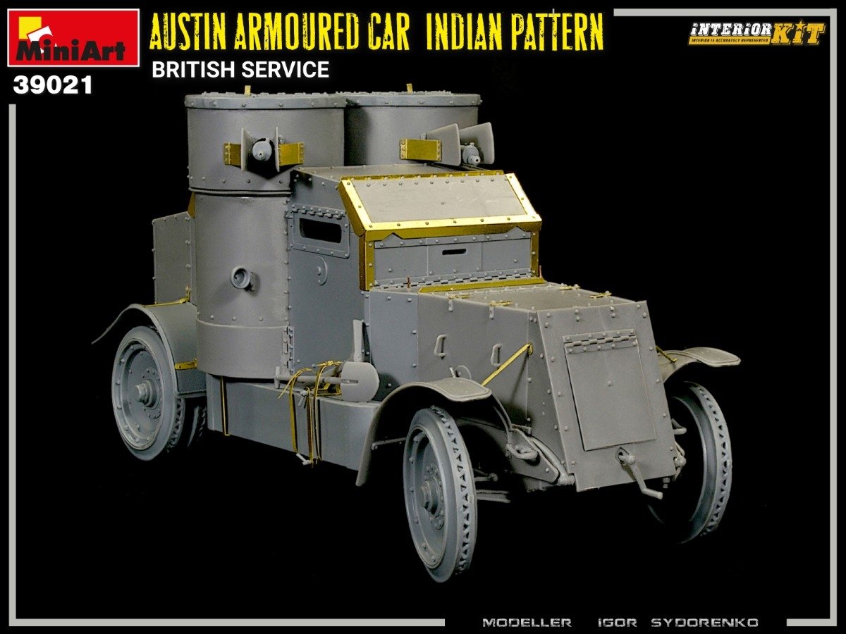 Miniart 39021 AUSTIN ARMOURED CAR INDIAN PATTERN. BRITISH SERVICE. INTERIOR KIT 1/35 – Bild 18