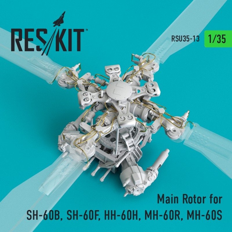 RESKIT RSU35-0013 Main Rotor for SH-60B, SH-60F, HH-60H, MH-60R, MH-60S 1/35 – image 3