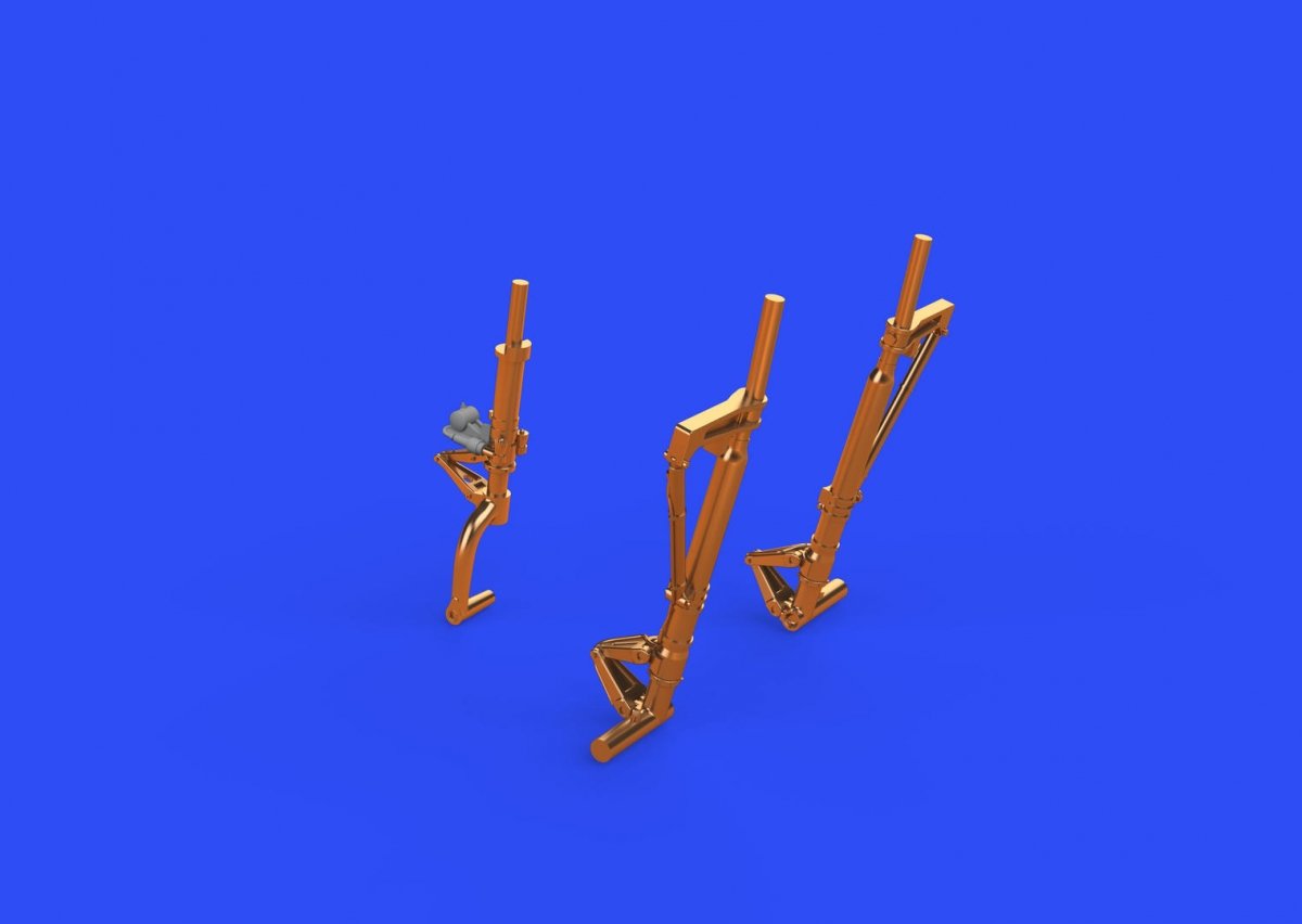 Eduard 648521 P-38F/ G undercarriage legs BRONZE 1/48 TAMIYA – Bild 2