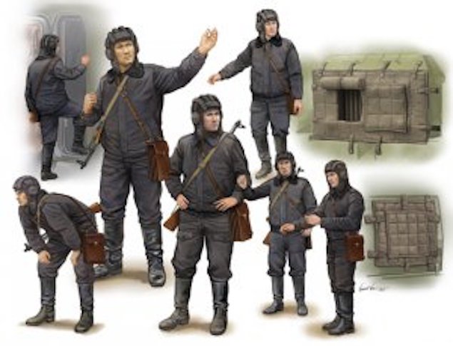 Trumpeter 00434 Soviet Soldier Scud B Crew