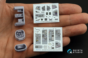 Quinta Studio QDS+48264 Tornado ECR Italian 3D-Printed coloured Interior on decal paper (Revell) (small version) (with 3D-printed resin parts) 1/48 – Bild 2