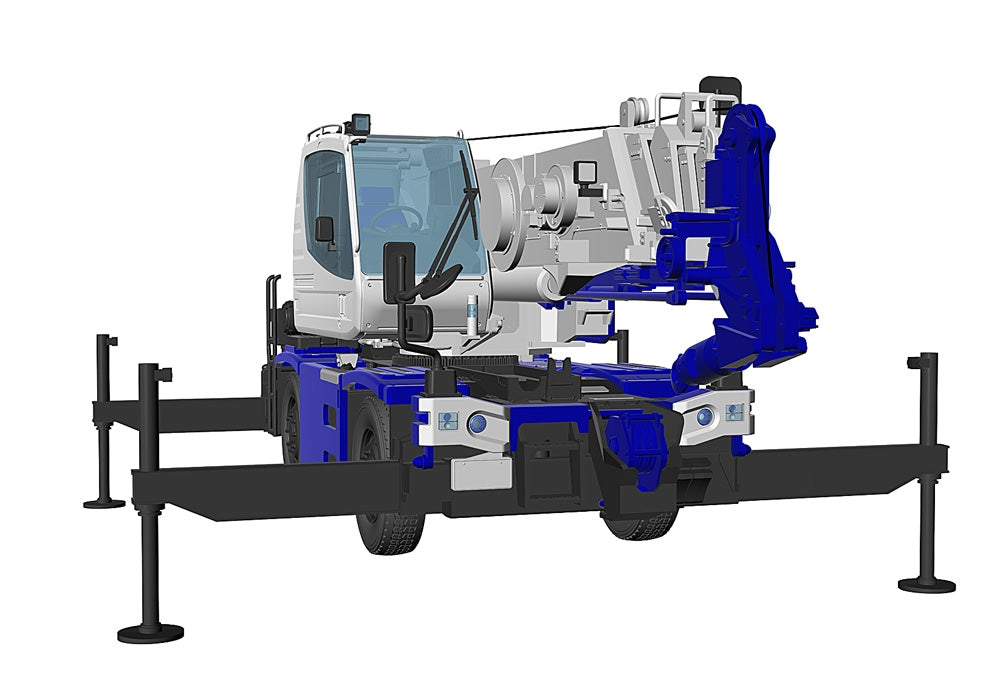 Hasegawa 66110 Tadano Rough Terrain Crane GR-130NL/N CREVO Mini G4 &amp;quot;H-Type Outrigger&amp;quot; 1/35 – image 7
