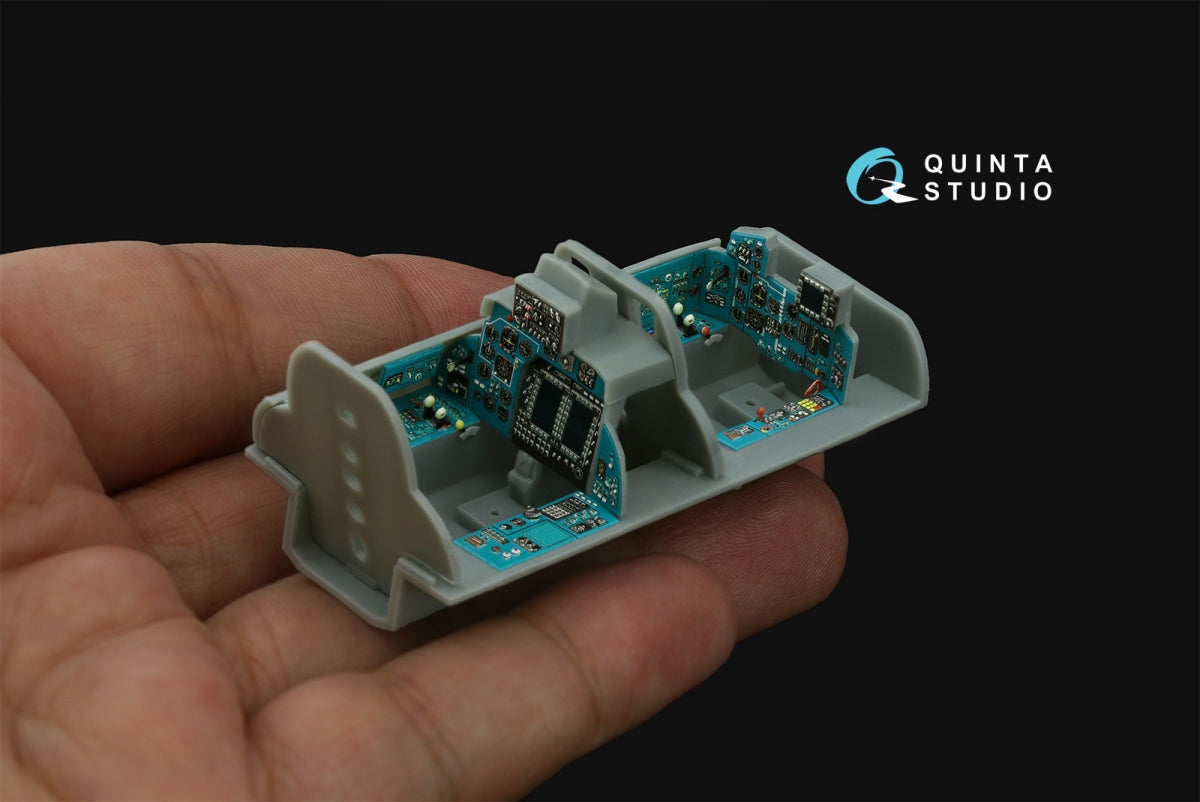 Quinta Studio QDS-48505 MiG-31BM 3D-Printed &amp;amp; coloured Interior on decal paper (Hobby Boss) (Small version) 1/48 – imagen 6
