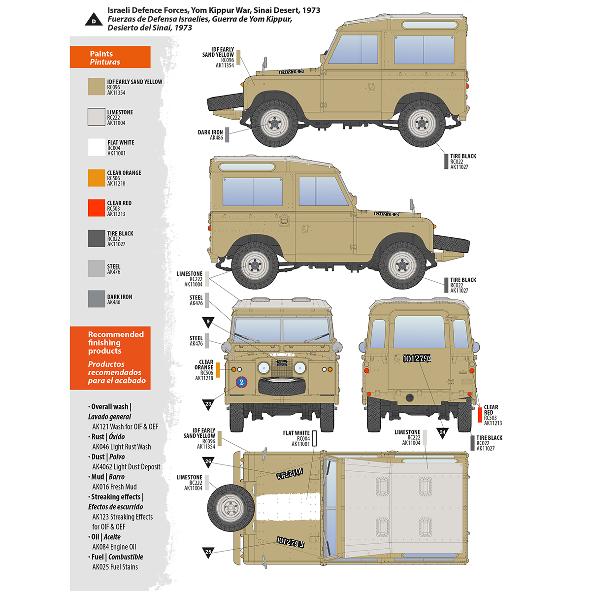 AK Interactive AK35013 LAND ROVER 88 SERIES IIA STATION WAGON 1/35 – Bild 18