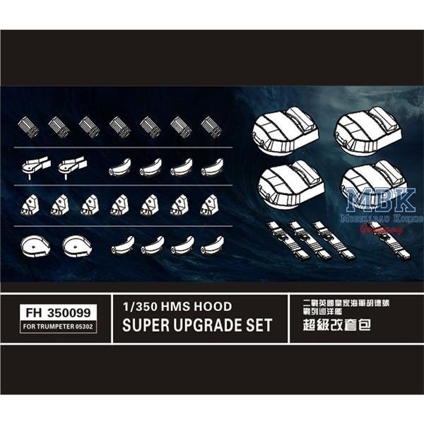 Flyhawk FH350099 Kit de mise à niveau HMS Hood (avec FH350098 uniquement) pour Trumpeter 05302 1/350
