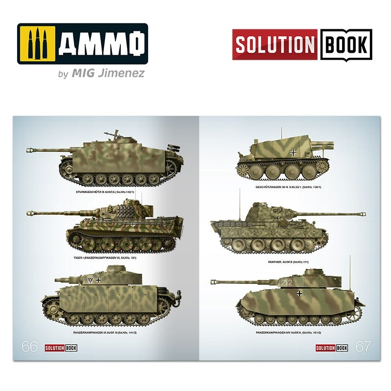 Ammo of Mig 6527 How to Paint WWII German Mid-War Vehicles SOLUTION BOOK 21 (Multilingual Book) – Bild 7
