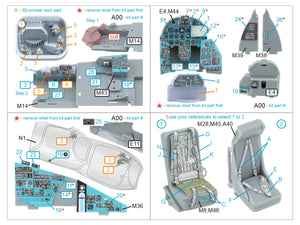 Quinta Studio QD+48516 Mi-24P Hind-F 3D-Printed coloured Interior on decal paper (Trumpeter) (with 3D-printed resin parts) 1/48 – zdjęcie 7