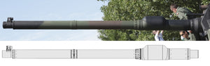 Master GM-35-060 K2 Black Panther - Hyundai WIA CN08 120mm 55cal gun barrel (for Academy model) 1/35 – image 20