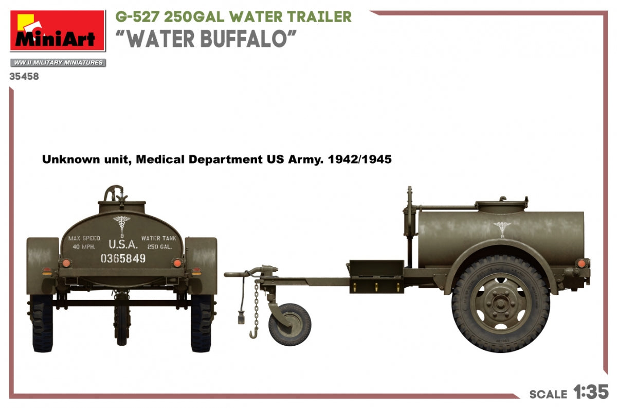 MiniArt 35458 G-527 250GAL WATER TRAILER “WATER BUFFALO” 1/35 – imagen 5