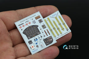 Quinta Studio QD+32241 MiG-3 3D-Printed &amp;amp; coloured Interior on decal paper (Trumpeter) (with 3D-printed resin parts) 1/32 – Bild 4