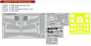 Eduard BIG49433 P-39Q detail set for Arma Hobby 1/48 – zdjęcie 2