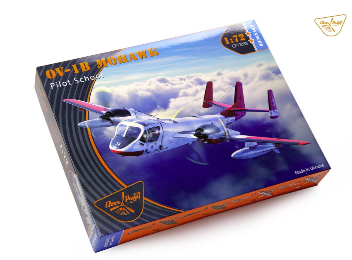 Clear Prop! CP72038 OV-1B Mohawk « École de pilotage » KIT AVANCÉ 1/72