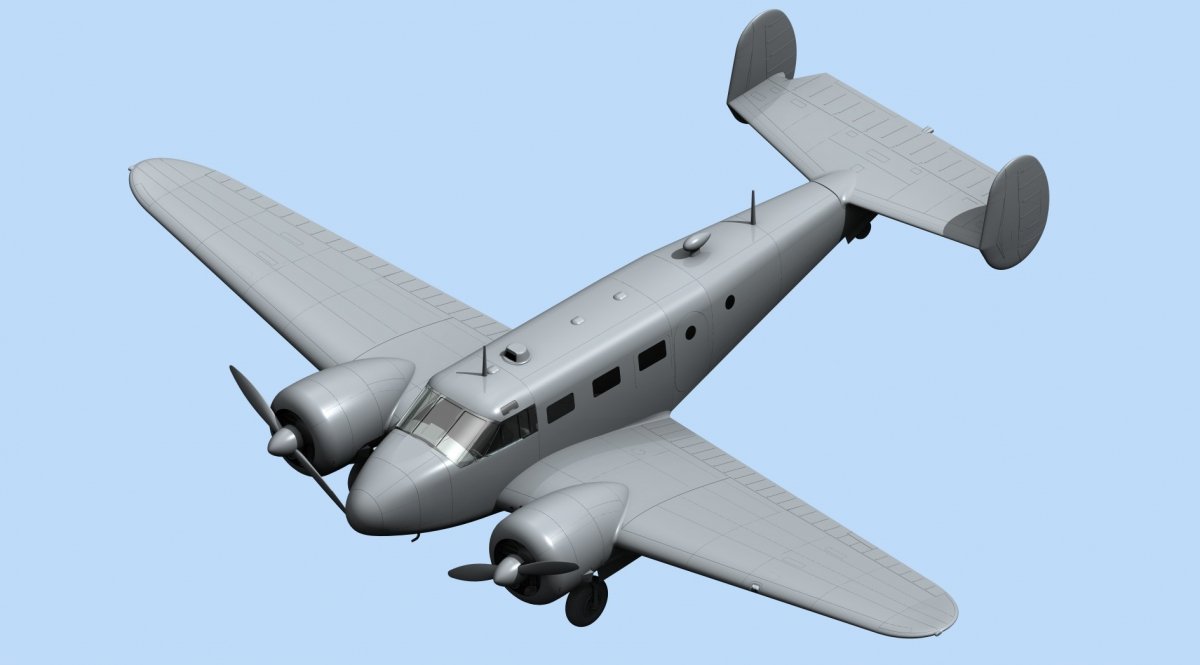 ICM 48185 C18S, American Passenger Aircraft 1/48 – Bild 2