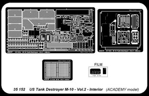 Aber 35152 Amerykanski niszczyciel czolgow M-10 cz.2 wnetrze (ACA) 1/35 – zdjęcie 4