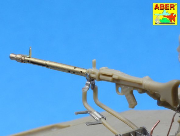 Aber 35L-098 Set of 2 barrels for German tank machine gun MG 34 with Panzermantel 1/35 – immagine 6
