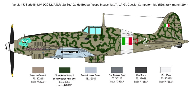 Italeri 2519 Macchi C.205 Veltro 1/32 – Bild 17