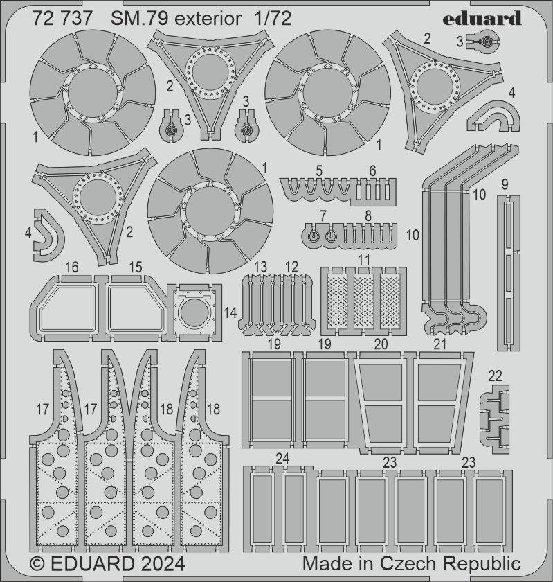 Eduard BIG72181 SM.79 ITALERI 1/72 – Bild 2