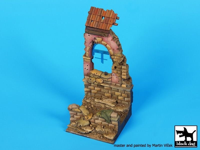 Black Dog D35103 Ruines de maison Italie 1944 socle 1/35 – image 2