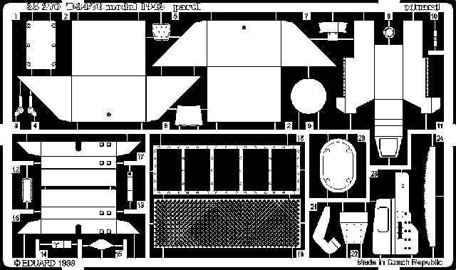 Eduard 35270 T-34/76 Model 1942 1/35 Zvezda – Bild 3