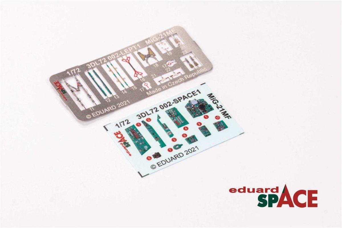 Eduard 3DL72002 MiG-21MF SPACE 3D for Eduard 1/72