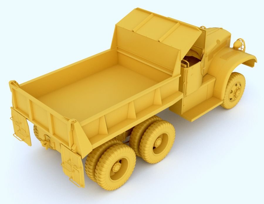 Mirror Model 35806 U.S. Diamond T 972 Dump Truck Late open Cab 1/35 – Bild 2