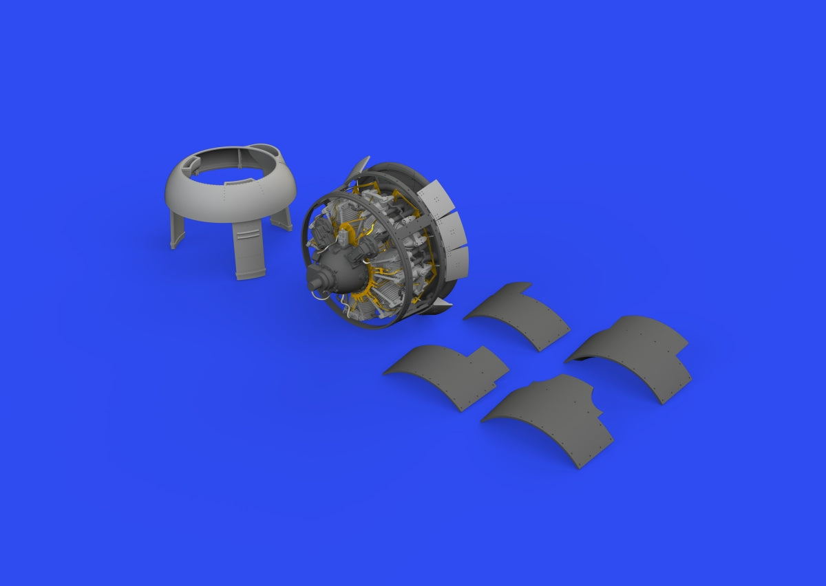 Eduard 648947 FM-1 engine PRINT Eduard 1/48 – Bild 4