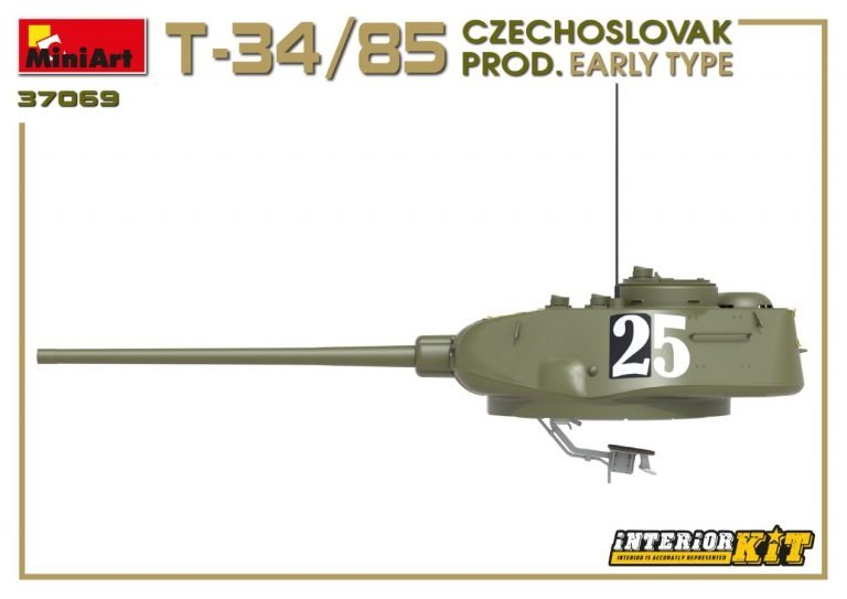 Miniart 37069 T-34/85 Czechoslovak Prod. Early Type 1/35 – image 15