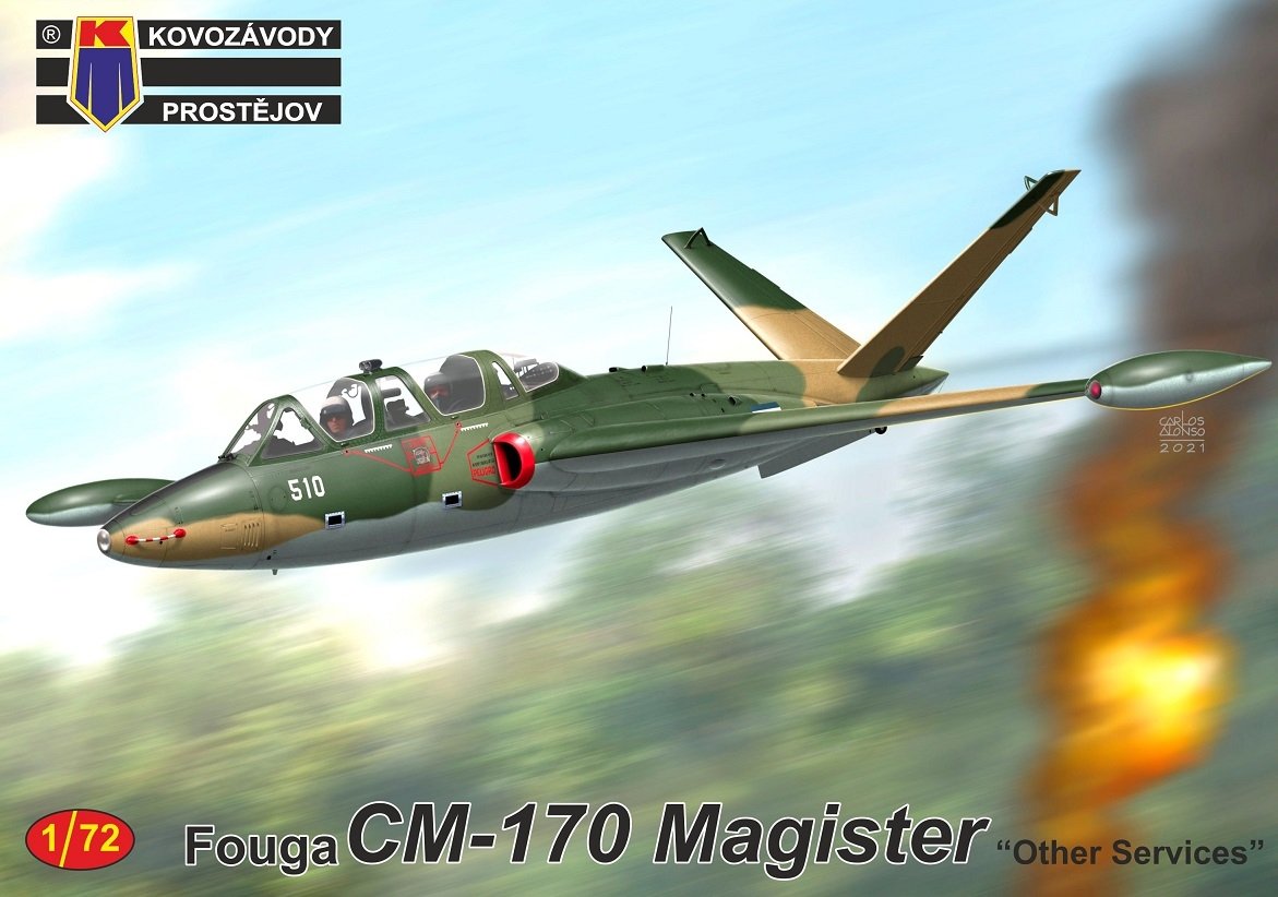 Kovozavody Prostejov KPM0244 Fouga CM-170 Magister &amp;quot;Autres Services&amp;quot; 1/72