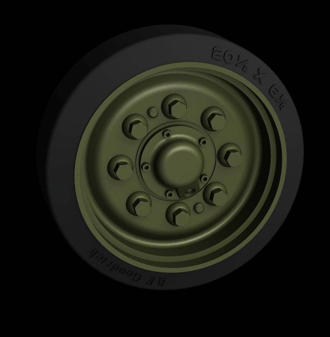 Panzer Art RE35-652 M4 “Sherman” HVSS road wheels 1/35 – Bild 2
