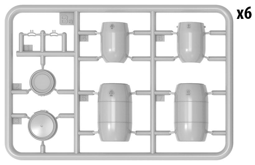 MiniArt 35590 Plastic Barrels &amp;amp; Cans 1/35 – imagen 4