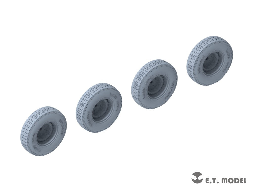 E.T. Model P35-103 WWII German Sd.Kfz.234 Small Diameter Weighted Wheels Type.3 1/35 – Bild 3