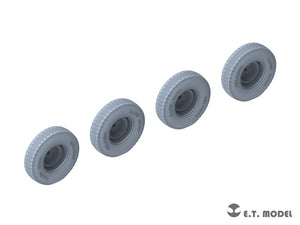 E.T. Model P35-103 WWII German Sd.Kfz.234 Small Diameter Weighted Wheels Type.3 1/35 – Bild 3