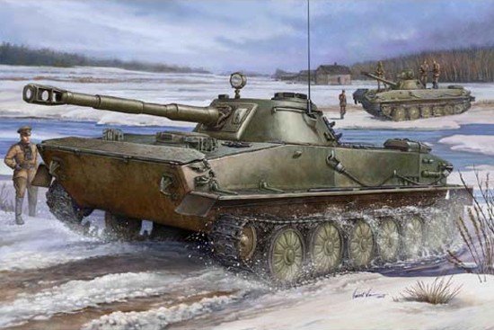 Trumpeter 00380 Russian PT-76 Light Amphibious Tank 1/35