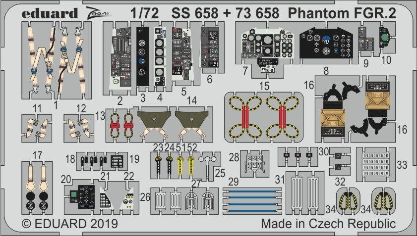 Eduard BIG72148 Phantom FGR.2 1/72 AIRFIX – Bild 5
