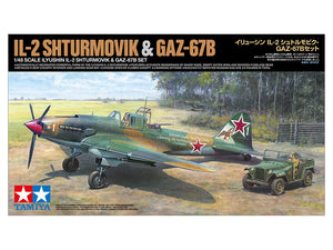 Tamiya 25212 Ilyushin IL-2 Shturmovik &amp;amp; GAZ-67B, ensemble 1/48 – image 2