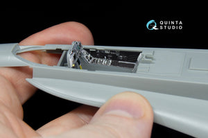 Quinta Studio QD48040 F/A-18С (late) 3D-Printed &amp;amp; coloured Interior on decal paper (for Kinetic) 1/48 – immagine 3