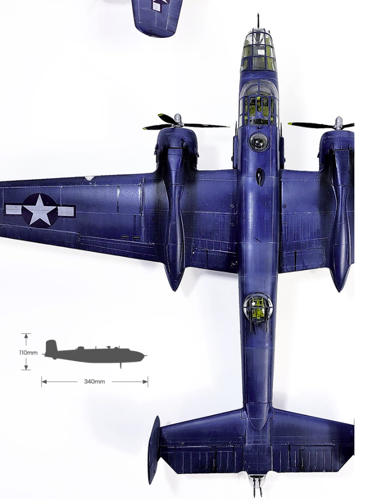 Academy 12334 USMC PBJ-1D B-25 Mitchell 1/48 – immagine 7