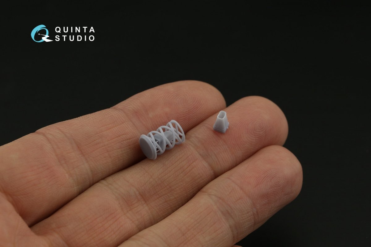Quinta Studio QD+48387 F-4E early with slatted wing 3D-Printed &amp;amp; coloured Interior on decal paper (Meng) (with 3D-printed resin parts) 1/48 – zdjęcie 16